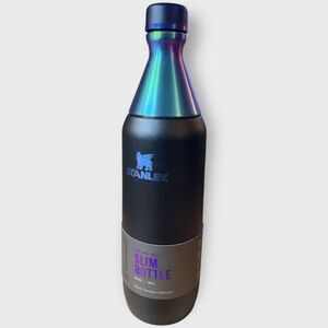 Stanley 20oz Slim Bottle Black Chroma Iridescent Edition New without Box